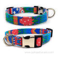 Custom Bohemia Ethnic Style Tweed Canvas Dog Collar